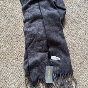 Style & Co. Charcoal Herringbone Men's Scarf